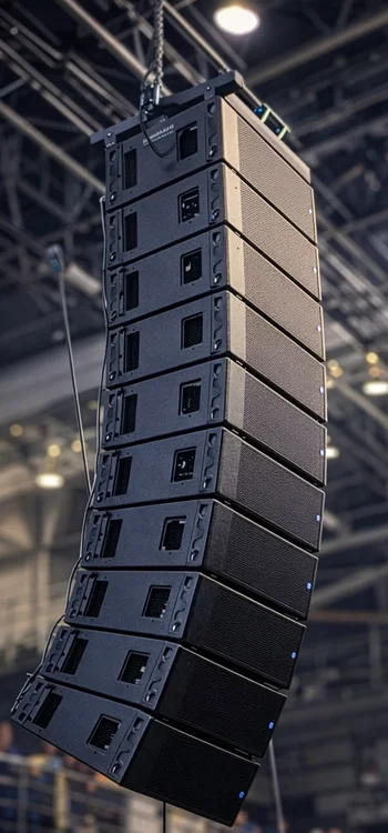 Line array speakers Line array speakers